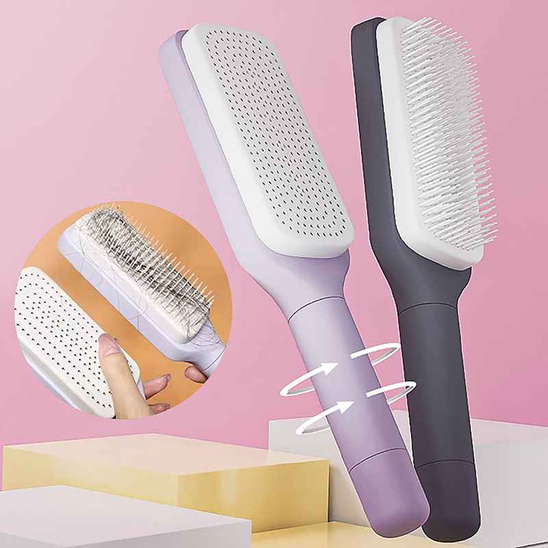 Brosse à cheveux autonettoyante pour femme - Ma boutique