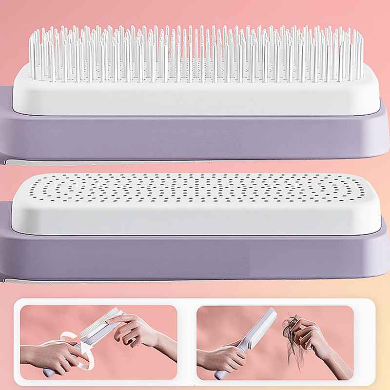 Brosse à cheveux autonettoyante pour femme - Ma boutique