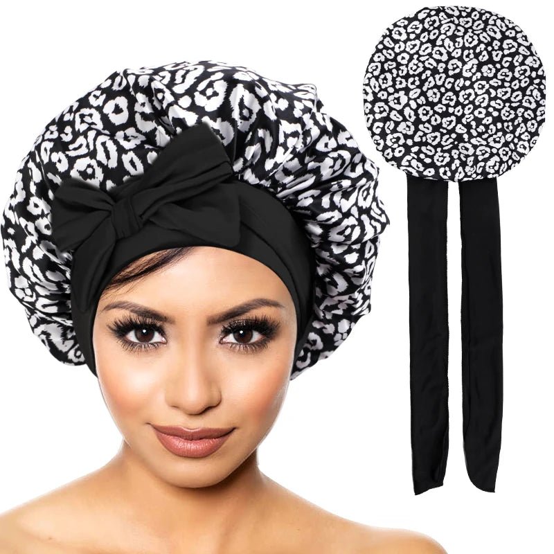 Bonnet en satin de nuit | Anti - Emmêlements - Nkemen