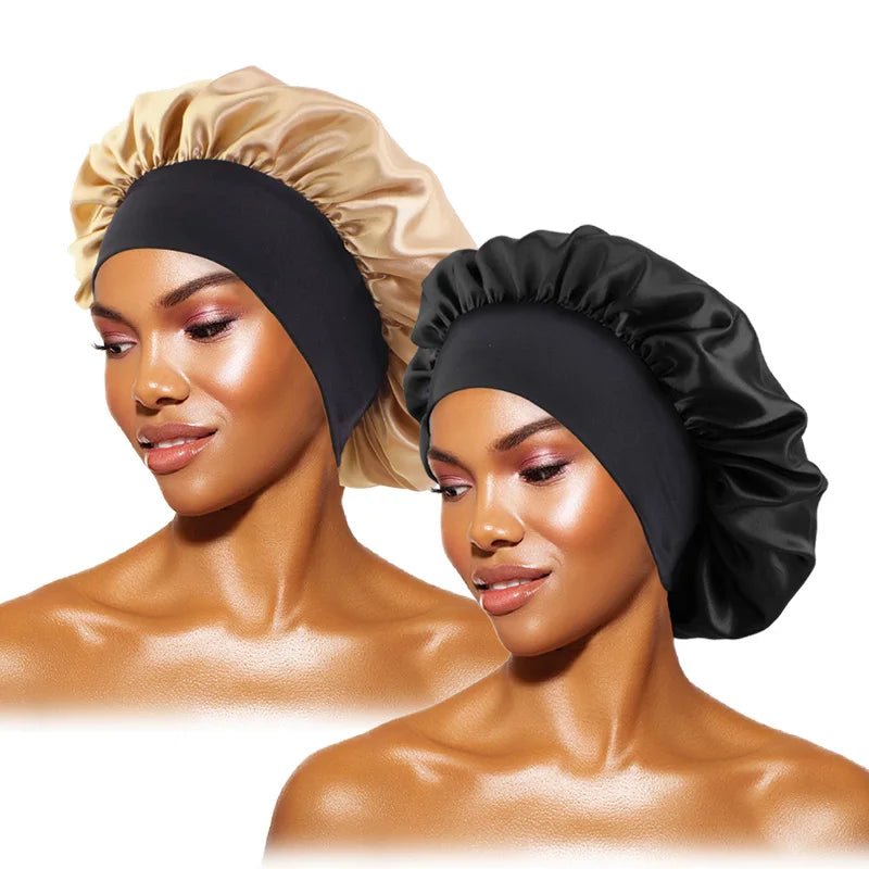 Bonnet en satin pour femme | Anti - Frisottis Nuit - Nkemen