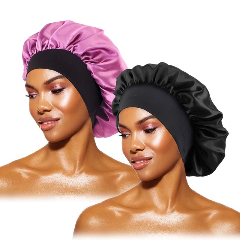 Bonnet en satin pour femme | Anti - Frisottis Nuit - Nkemen