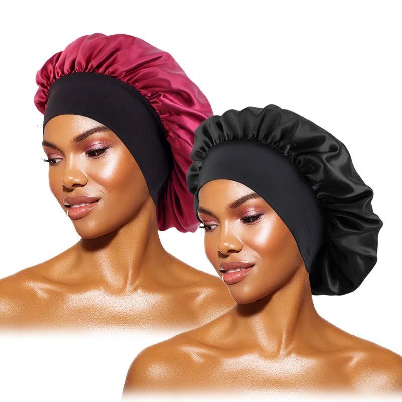 Bonnet en satin pour femme | Anti - Frisottis Nuit - Nkemen
