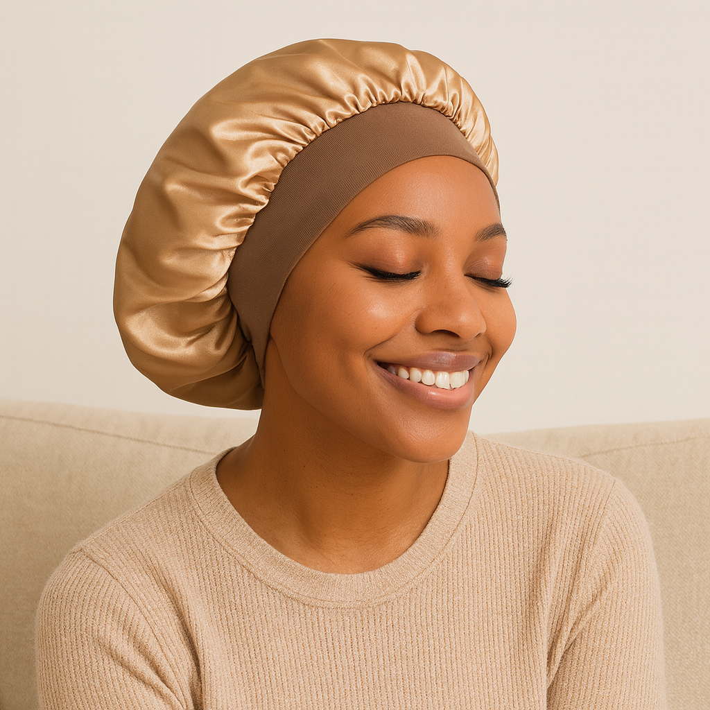 Bonnet_en_satin_or_pour_nuit