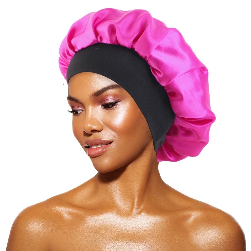 Bonnet en satin pour femme | Anti - Frisottis Nuit - Nkemen