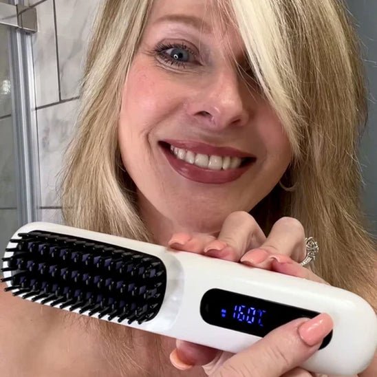 Brosse chauffante pour cheveux | Express 3 Minutes - Nkemen