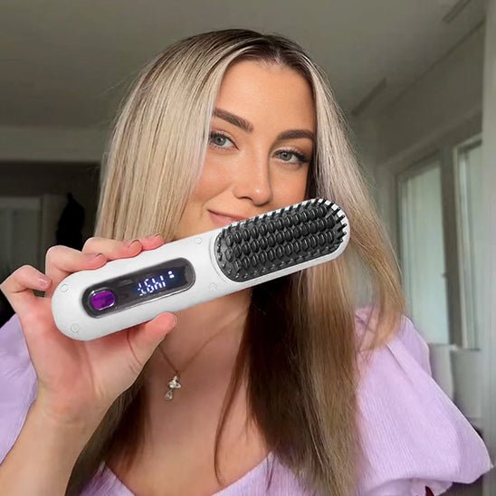 Brosse chauffante pour cheveux | Express 3 Minutes - Nkemen