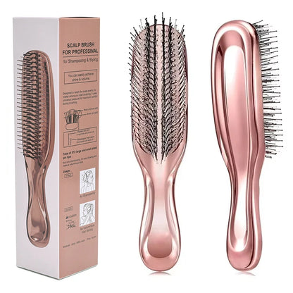 Brosse à cheveux démêlant  rose 