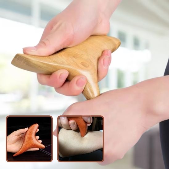 Gua sha en bois massage corps | Relaxation Ancestrale - Nkemen