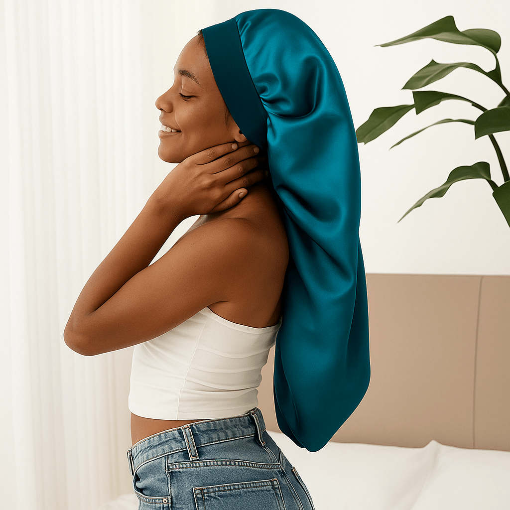Bonnet de nuit en salin | DreamCurls - Nkemen