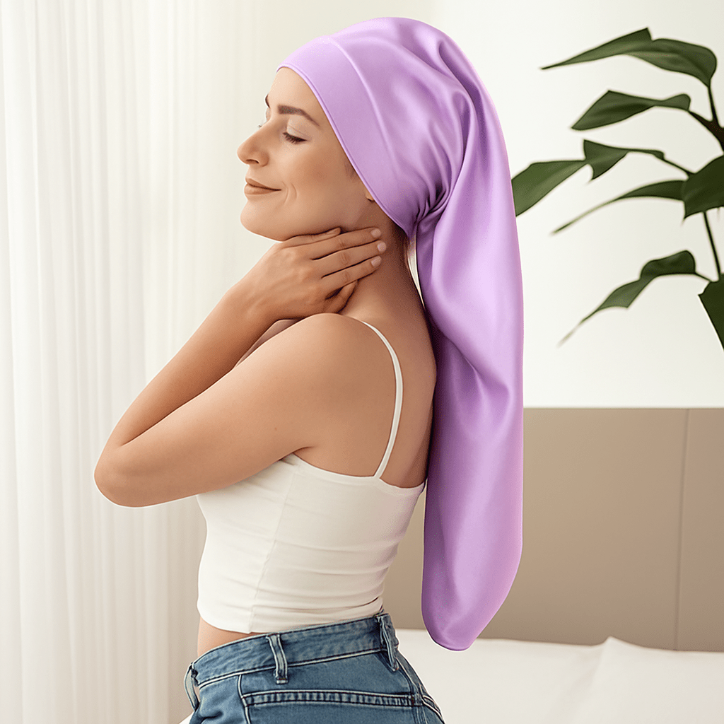 Bonnet de nuit en salin | DreamCurls - Nkemen