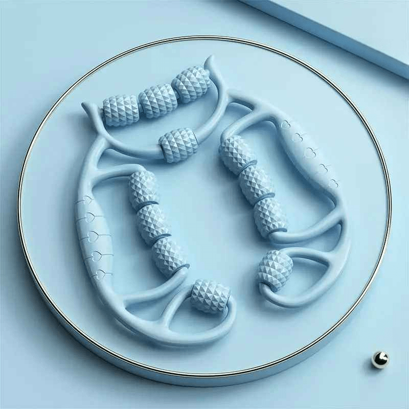 Pince de massage circulaire bleu ciel pour le corps - Nkemen