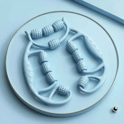 Pince de massage circulaire bleu ciel pour le corps - Nkemen