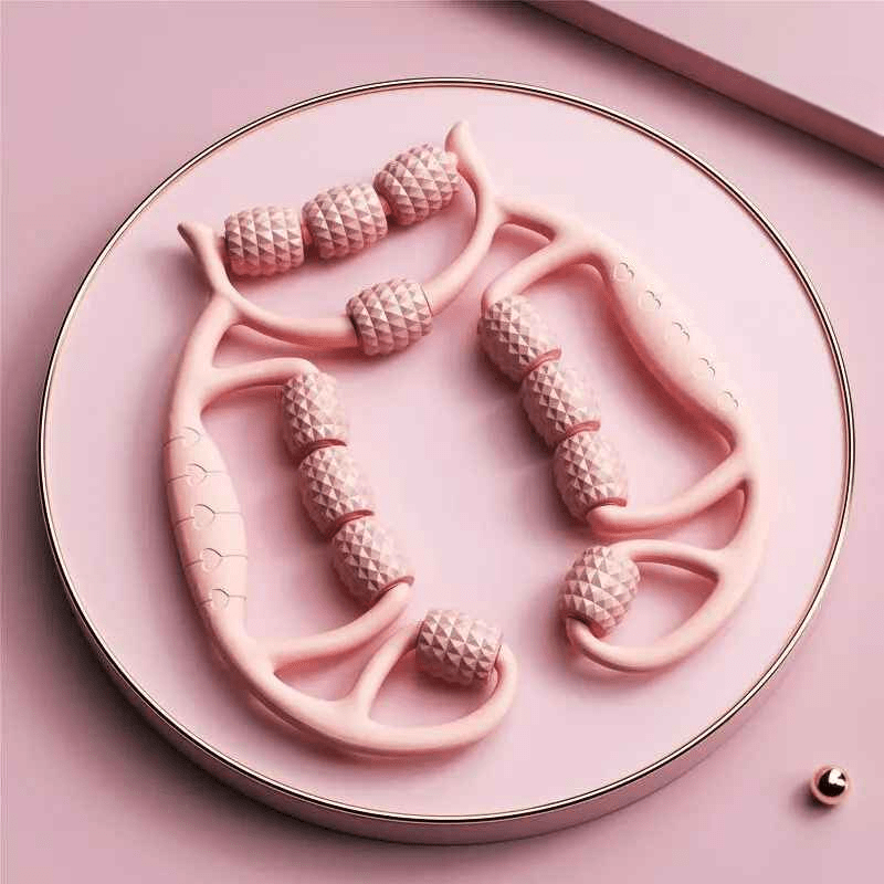 Pince de massage circulaire rose pour le corps - Nkemen