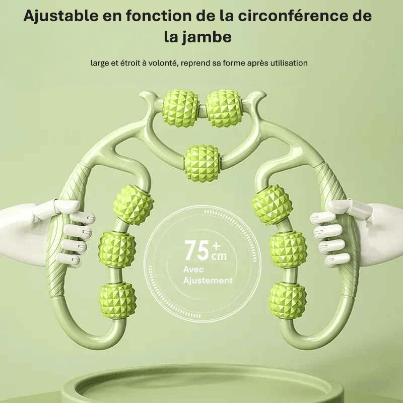 Pince de massage circulaire vert pour les jambes - Nkemen