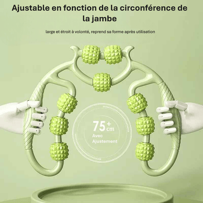 Pince de massage circulaire vert pour les jambes - Nkemen
