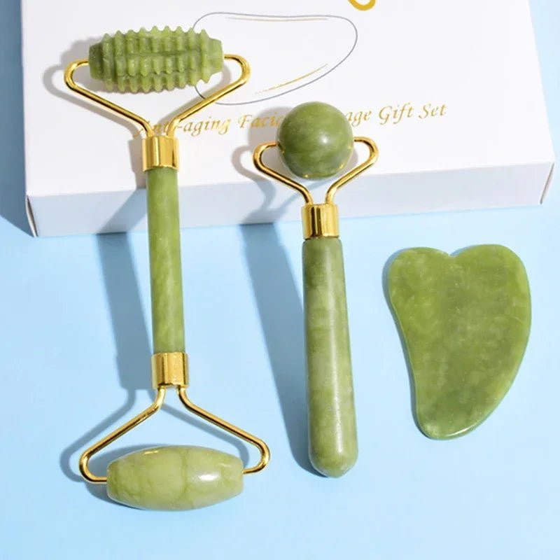Gua sha visage gamme complete| Éclat Naturel - Nkemen