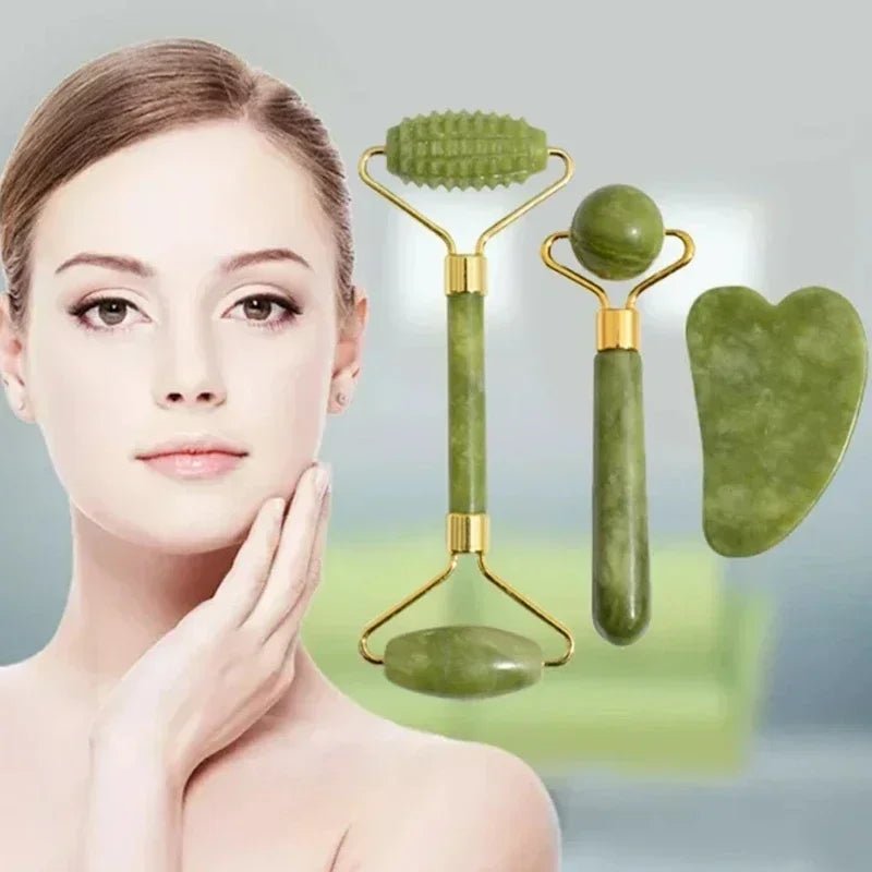 Gua sha visage gamme complete| Éclat Naturel - Nkemen