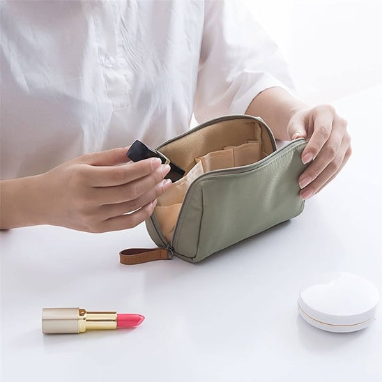 Trousse_de maquillage_impermeable_vert