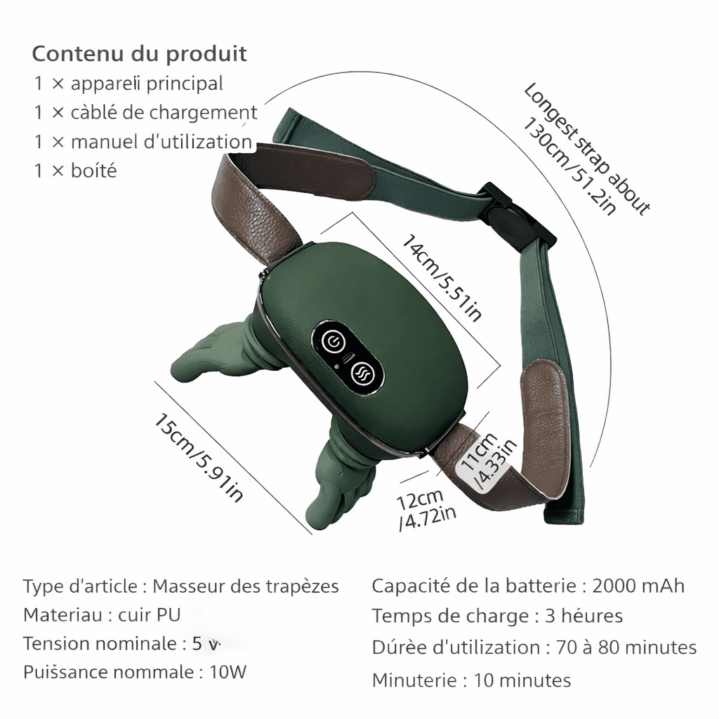 Masseur de nuque | Techno4D Relax - Nkemen