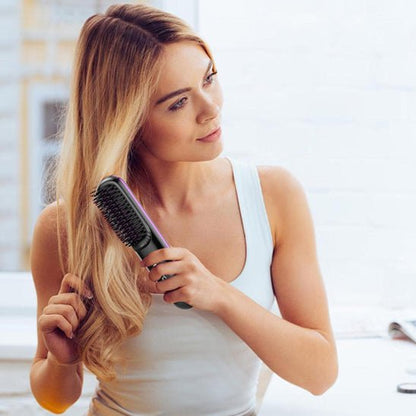 Brosse chauffante pour cheveux | Express 3 Minutes - Nkemen