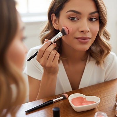 Pinceau maquillage brush | Cœur de Pêche - Nkemen